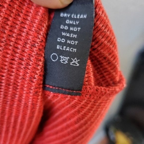 Christy Dawn red dead stock uncalled recycled fabric the Abbey sweater dress - Picture 6 of 14